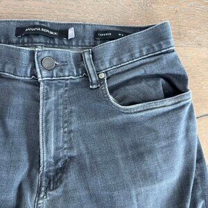 Banana Republic 31x30 Gray Rapid Movement Denim Jeans Men's Tapered